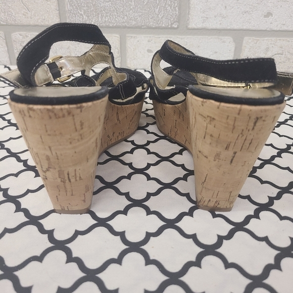 Guess by Marciano Black Wedge Sandal Size 9.5 - Picture 4 of 10